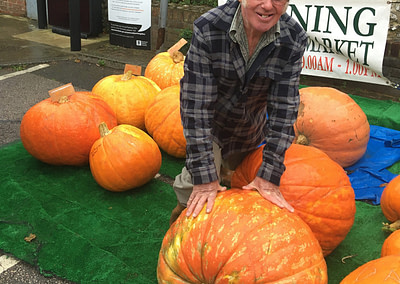 Huge pumpkin wins contest